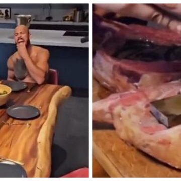 Frații Tate sfidează pe toată lumea din arestul la domiciliu! Le gătește un chef carne cu numele lor ștampilat pe friptură