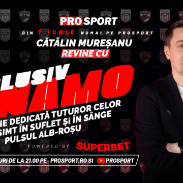 PROSPORT lansează o nouă emisiune, EXCLUSIV DINAMO, realizată de jurnalistul Cătălin Mureșanu