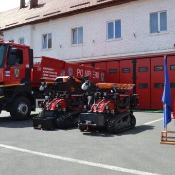 c87fae932a7f5605651f923d9cbbeada.jpeg ”Roboții pompieri” au intrat în dotarea unei structuri a pompierilor din Ardeal – FOTO