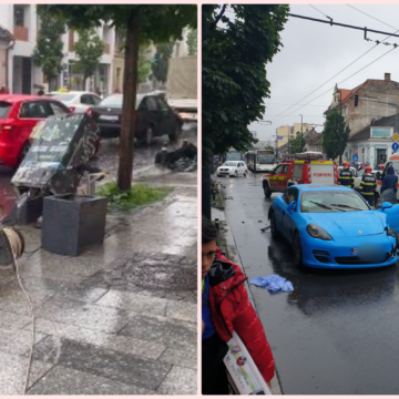 Haos în oraș provocat de accidentul de pe Moților! Nu circulă niciun troleibuz – VIDEO