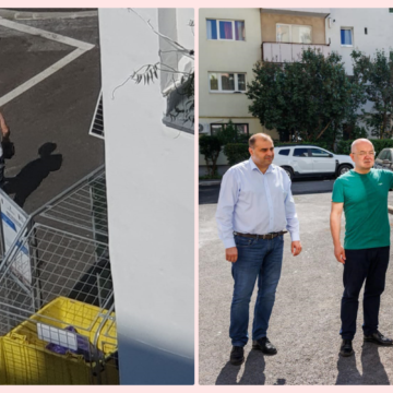 Ghena de gunoi smart, inaugurată de Emil Boc în Mănăștur are deja ușa ruptă: ”Totul este numai pentru poze și imagine” – FOTO