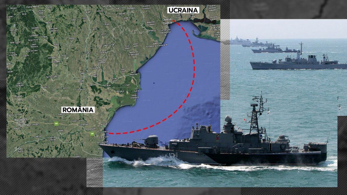 Navele care se apropie de Ucraina, prin Marea Neagră, sunt parte în conflict