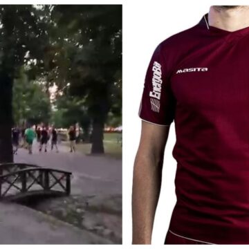 Suporter CFR Cluj urmărit și jignit prin Parcul Central de 20 de ”studenți”: Nu e ok deloc! – VIDEO