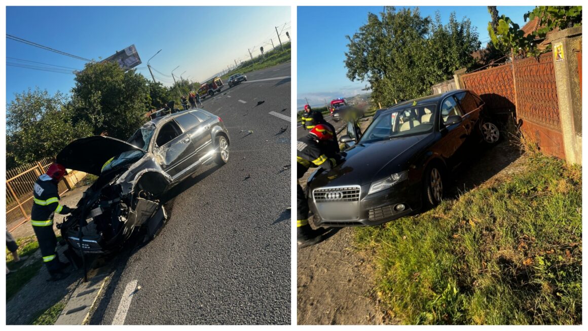 506db1274edec2ebca1d7c57568c28e2.jpg Accidentul de la Jucu a fost filmat dintr-o altă mașină! Autorul a condus ca un inconștient tot drumul – VIDEO