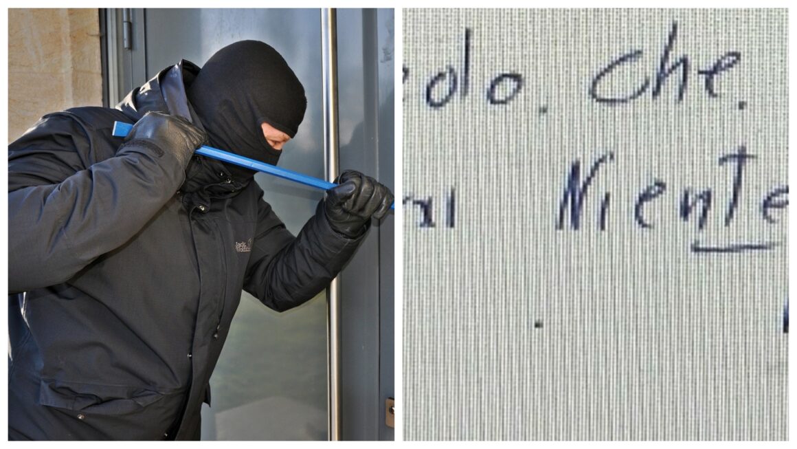 Hoții au spart o casă, în Italia, și au lăsat un mesaj viral: ”Văd că nici voi nu aveți nimic” – FOTO