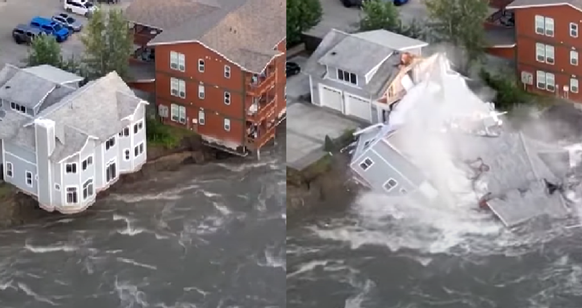 Fara-titlu-5.png VIDEO. O casă a fost înghițită de râul Mendenhall în Alaska. Autoritățile au emis ordine de evacuare pentru locuitorii orașului