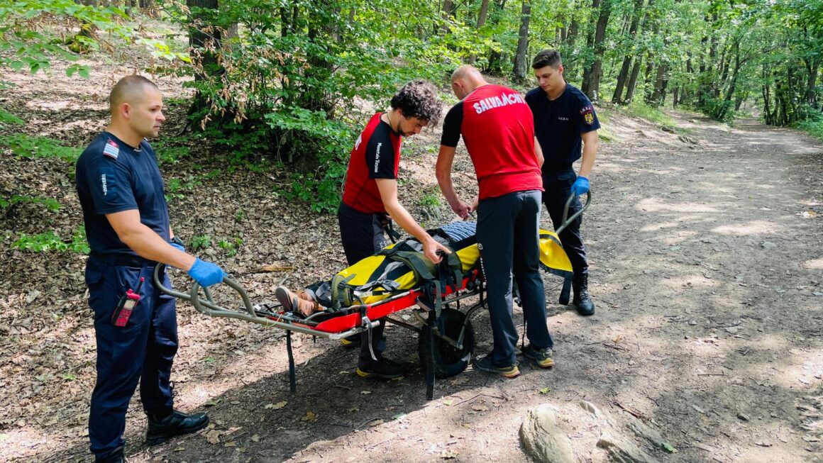 a422536d9906baf5c299430c137cd943.jpeg Un bărbat a ajuns la spital după ce i s-a făcut rău pe un traseu în pădurea Făget, de lângă Cluj-Napoca – FOTO