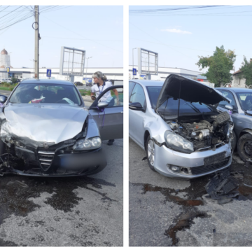 Două mașini s-au făcut PRAF în Huedin! Pompierii au asigurat măsuri de prevenire a incendiilor – FOTO