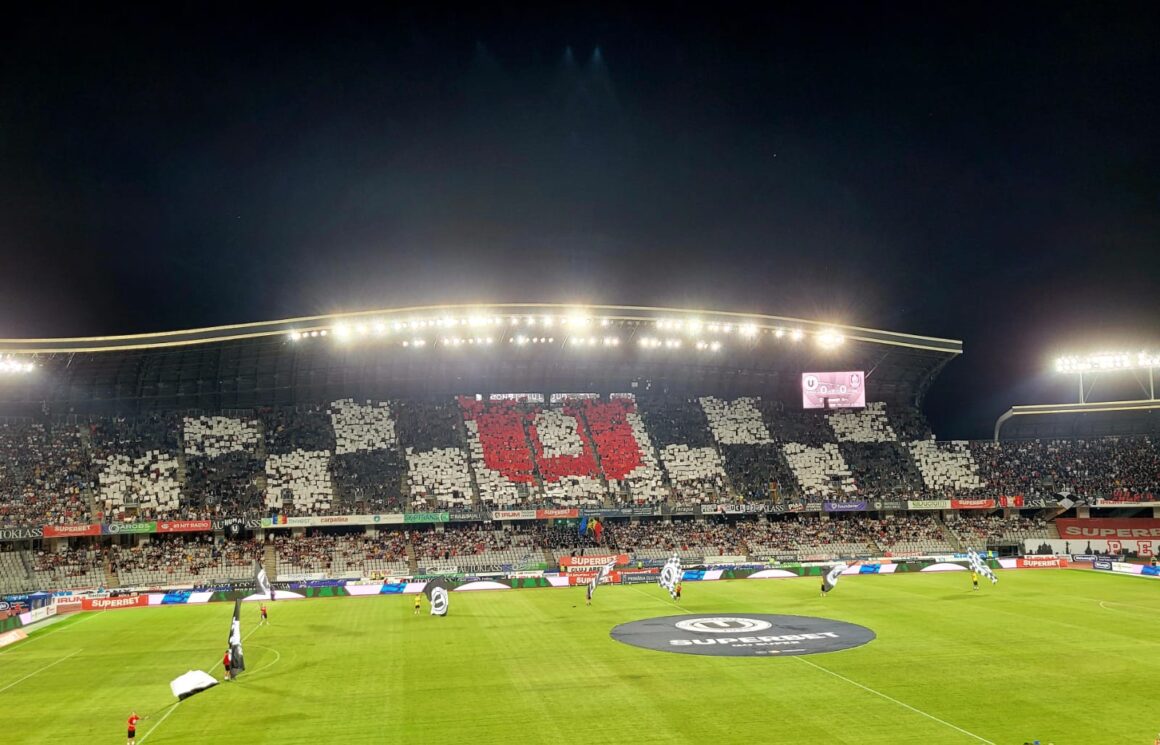 Spectacol total oferit de galeria U Cluj la meciul cu CFR Cluj – VIDEO