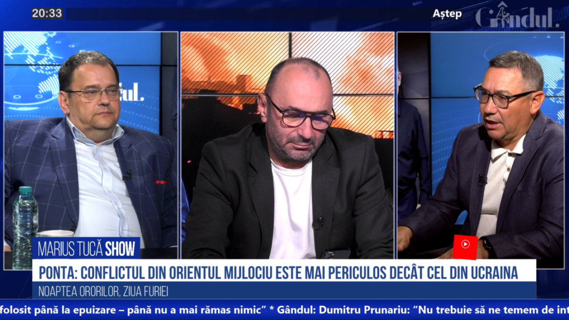 Victor Ponta: „Conflictul din Orientul Mijlociu este de o mie de ori mai periculos decât cel din Ucraina”