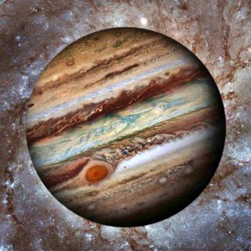 Planeta-Jupiter-ascuns.jpg STUDIU. Jupiter s-a redus la jumătate și se micșorează 2 cm pe an