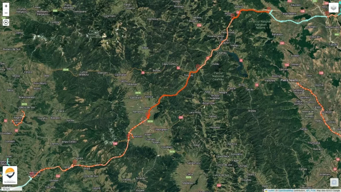 UMB cere rezilierea contractelor pentru 2 loturi din autostrada A8