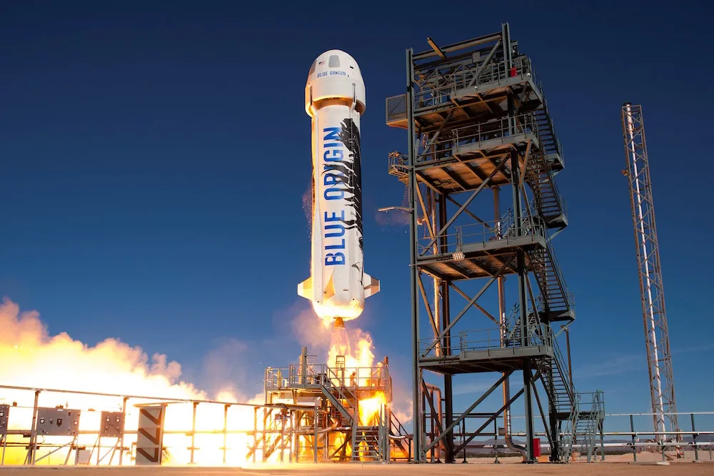 blue.webp.webp Blue Origin trimite azi 6 persoane în spațiu cu New Shepard