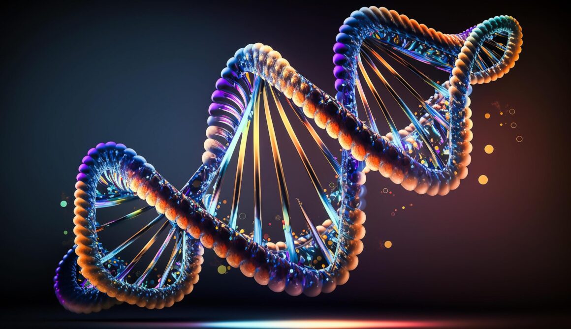 colorful-human-dna-strand-surrounded-dna-structure-generative-ai-free-photo-scaled.jpg Cercetătorii de la Cambridge recreează ADN-ul uman