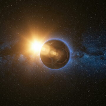 space-view-on-planet-earth-and-sun-in-universe-2025-01-07-10-33-17-utc-scaled.jpg Călătorie inedită către spațiu pentru 1.000 de persoane. O navă autosustenabilă i-ar putea transporta, doar dus, într-o călătorie de 250 de ani
