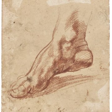 profimedia-1062132623.jpg Schița lui Michelangelo, descoperită recent, vândută cu o sumă fabuloasă. Desenul, realizat în pregătirea pictării plafonului din Capela Sixtină