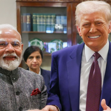 trump-modi.png Premierul indian Modi i-a mulțumit lui Trump pentru apelul telefonic și pentru reducerea tarifelor la produsele indiene