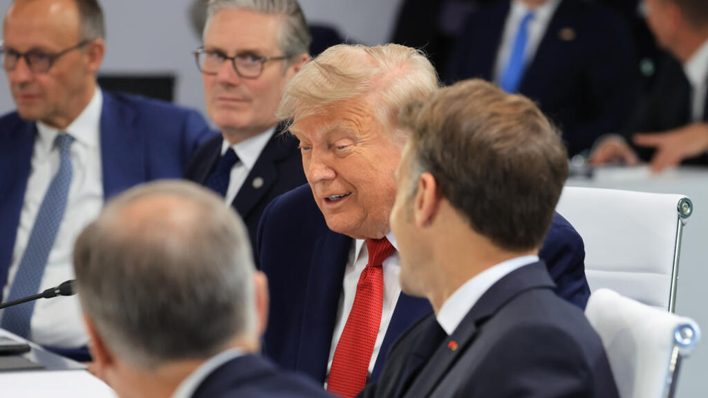 g7-4.jpg Liderii G7, inclusiv Trump, au adoptat o declarație comună în care promit sprijin militar sporit pentru Ucraina și sancțiuni mai dure împotriva Rusiei. Ce s-a discutat până acum la Summit