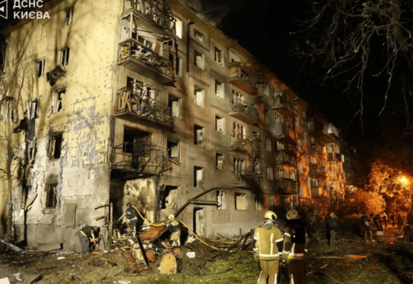 Un nou atac cu rachete balistice a lovit orașul Kiev
