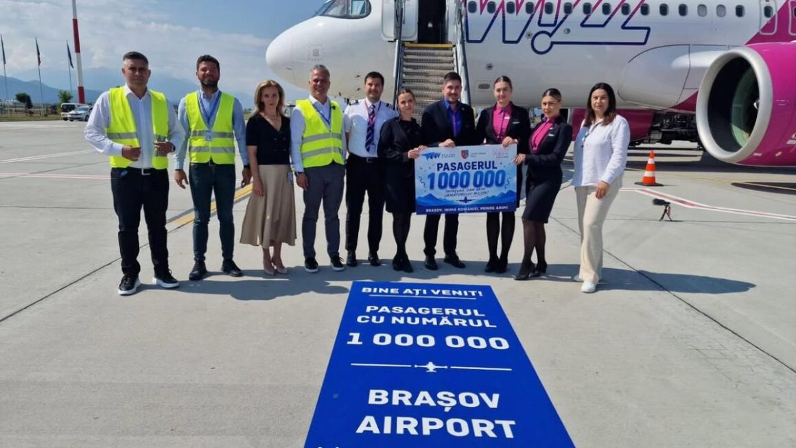 Aeroportul Internațional Brașov-Ghimbav a ajuns la 1 milion de pasageri – Aleph News